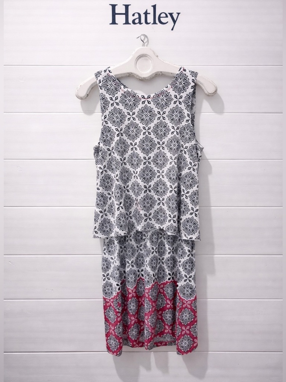HATLEY – SLEEVELESS DROP-WAIST DRESS – SIZE XS